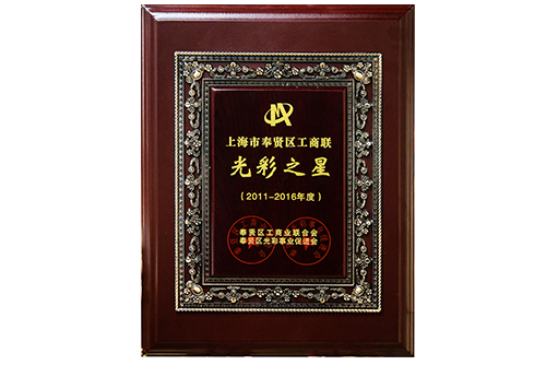 奉贤区工商联“荣耀之星”